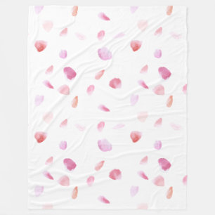 Romantic Ro Petals Fleecefilt