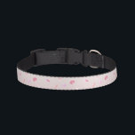 Romantic Ro Petals Halsband Husdjur<br><div class="desc">Romantic Ro Petals rosa Peach söt chic          Vattenfärgsfärg blommigt</div>