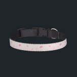 Romantic Ro Petals Halsband Husdjur<br><div class="desc">Romantic Ro Petals rosa Peach söt chic          Vattenfärgsfärg blommigt</div>
