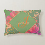 Romantic Ro Prydnadskudde<br><div class="desc">Jag är inspirerad av min passion för Fabergè-ägg. Jag designade den här ro mönster som du kan hitta på dussintals anpassningsbar här på Zazzle! Jag är också tillgänglig för varje illustration eller anpassning du vill,  bara meddela mig och jag kommer tillbaka till dig så fort jag kan!</div>