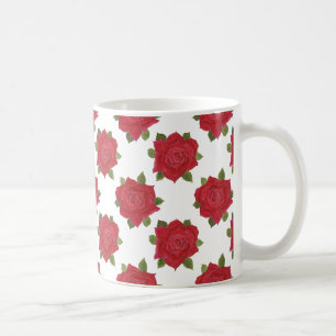 Romantic Röd ros Anpassningsbar Coffee Mugg