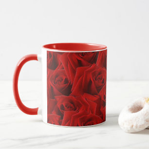 Romantic Röd ros Mugg