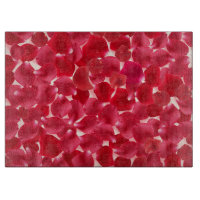 Romantic Röd ros Petals Gift Caking Board