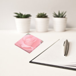 Romantic Rosa ros Blommigt Post-it Block