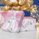 Romantic Rosa ros Bröllop Gift Wrap Presentpapper<br><div class="desc">Omvandla dina gåvor till konstverk med vår elegant presentfigursättning med ett vackert rosa ros-blommönster och en lavish överdimensionerad båge. Vår sofistikerade design är perfekt för bröllop,  födelsedagar och Mors dag,  och gör det till en skam för alla närvarande. Öka din ge presentupplevelse med vår snyggt och mångsidiga pappra omslutning.</div>