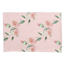 Romantic Rosa ros Garlands Pillow Fodral