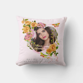 Romantic Rosa ros Kärlek Photo Rosa Kudde