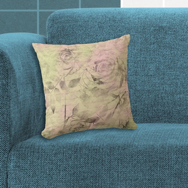 Romantic Rosa ros Kudde (Skapare uppladdad)