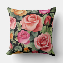 Romantic Rosa ros Kudde