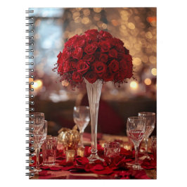 Romantic Rose Valentine Love Story Writing Journal Anteckningsbok