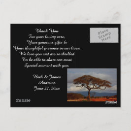 Romantic Safari Afrika Möhippa - tack för dina kor Vykort