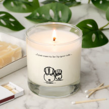 Romantic Scented Burk Candle | Var vid din sida