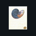 Romantic Seashell Canvastryck<br><div class="desc">Bor du långt från stranden? Inga problem! Skaffa den romantiska målningen så att du kan se dig själv som sitta på en fredlig strand på en varm solig dag. Denna konstens biet romantiserar havet och det lilla vinkara som lämnar dig att längta efter ett besök på stranden. Hämta den här...</div>