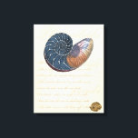 Romantic Seashell Canvastryck<br><div class="desc">Bor du långt från stranden? Inga problem! Skaffa den romantiska målningen så att du kan se dig själv som sitta på en fredlig strand på en varm solig dag. Denna konstens biet romantiserar havet och det lilla vinkara som lämnar dig att längta efter ett besök på stranden. Hämta den här...</div>