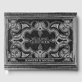 Romantic Silver Antique look Guest Bok