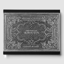 Romantic Silver Vintage Se gäst Bok