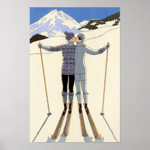 Romantic Skiing lite Poster
