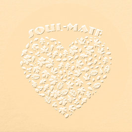 Romantic Soul-Mate Topography Valentine’s Heart