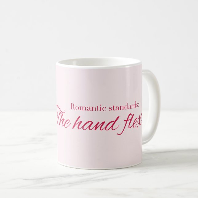 Romantic standards:  The hand flex  Kaffemugg (Framsida höger)