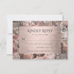 Romantic Steampunk Antik Vintage Ephemera OSA Kort