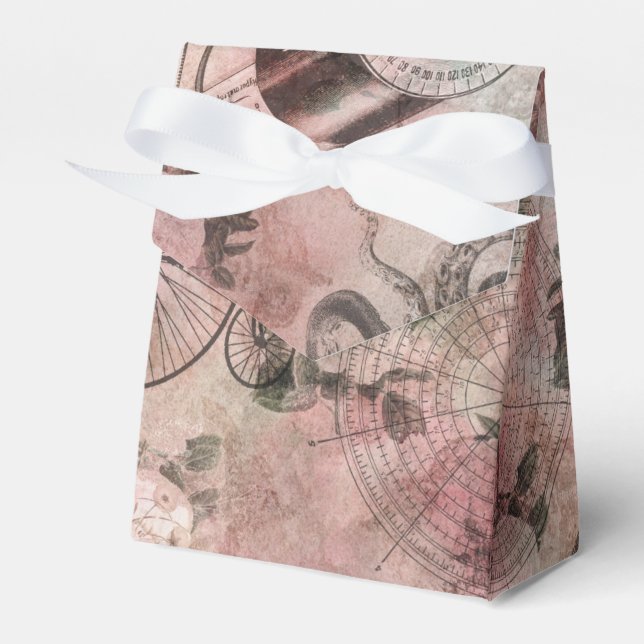 Romantic Steampunk | Antik Vintage Ephemera Presentaskar (Framsidan Sidan)