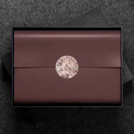 Romantic Steampunk | Antik Vintage Ephemera Runt Klistermärke