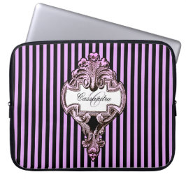 Romantic Steampunk Goth Personlig Laptop Fodral