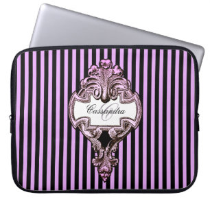 Romantic Steampunk Goth Personlig Laptop Fodral