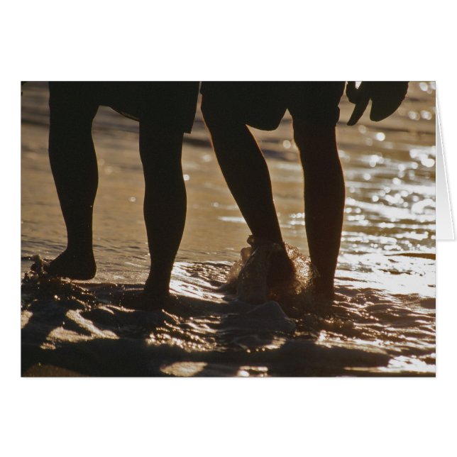 Romantic Stroll Hälsningskort (Framsidan Horizontal)