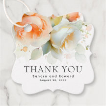 Romantic Summer Garden Flowers Bröllop Tack