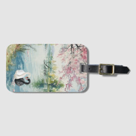 Romantic Svanar Sjö Kärlek Bagagebricka