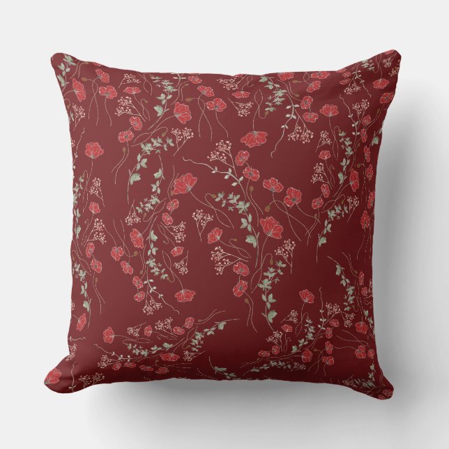 Romantic-themed decorative pillow kudde (Framsida)