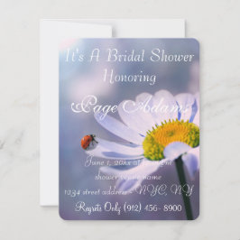 Romantic tur ladybug Möhippa Destiny Inbjudningar