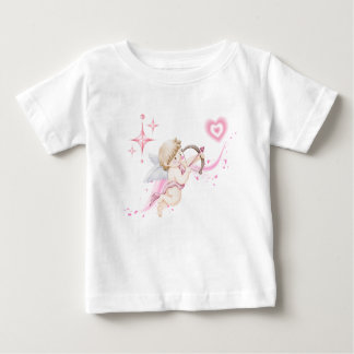Romantic Valentine Art with Pink Heart Glow T Shirt