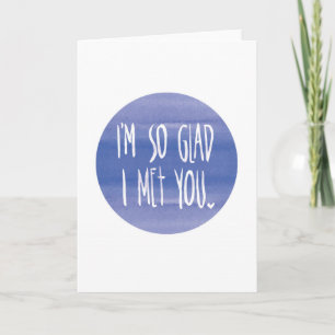 Romantic Valentine Card - jag är så glad att jag t Helgkort