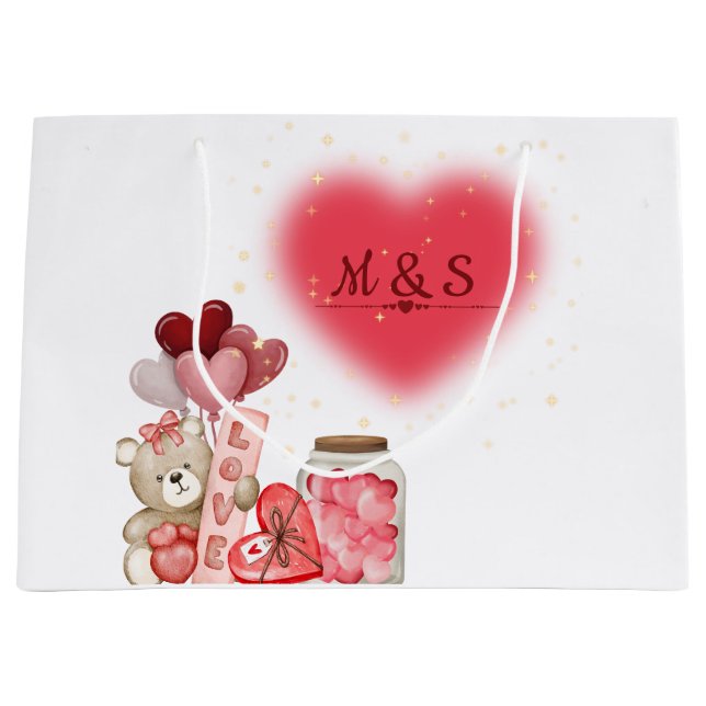 Romantic Valentine Gift Bag (Framsidan)