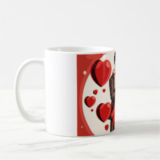 Romantic Valentine Heart Mug – Love Gift Kaffemugg
