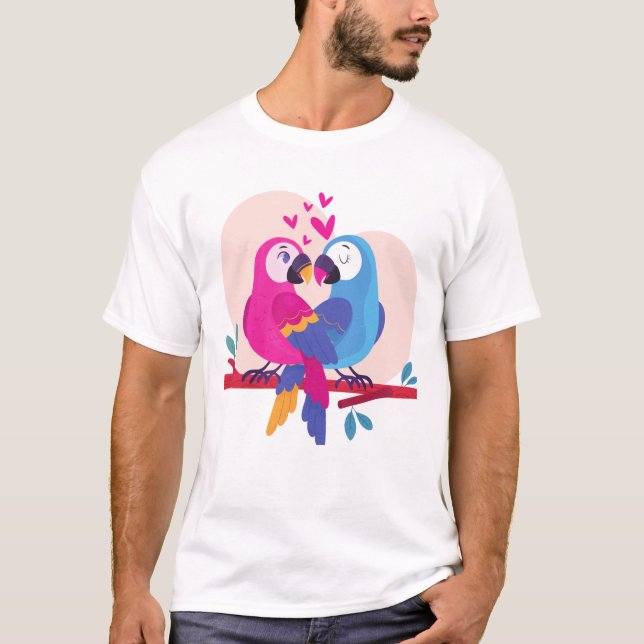 Romantic Valentine’s Day Quote T-Shirt (Framsida)