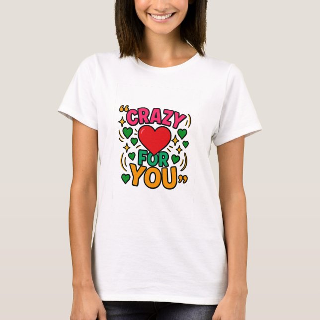 Romantic Valentine’s Day T-Shirt (Framsida)