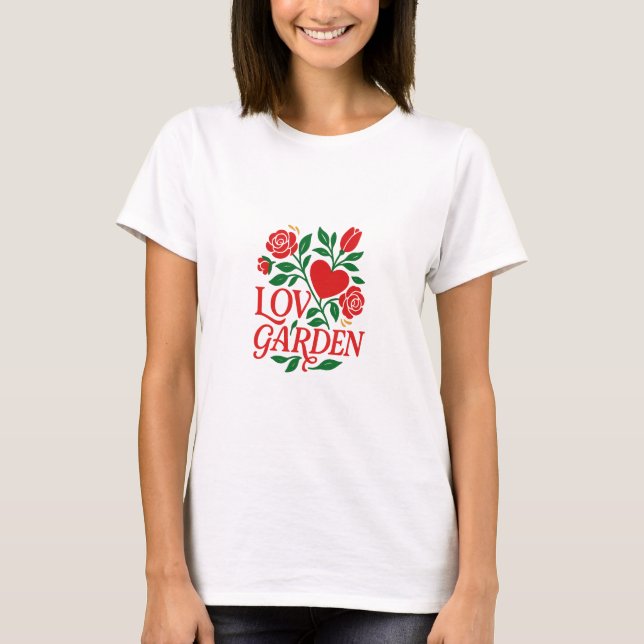 Romantic Valentine’s Day T-Shirt (Framsida)