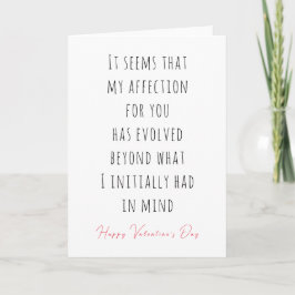 Romantic Valentines day min affär för dig Helgkort