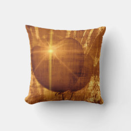 Romantic Valentines Day Rays of Kärlek Kudde