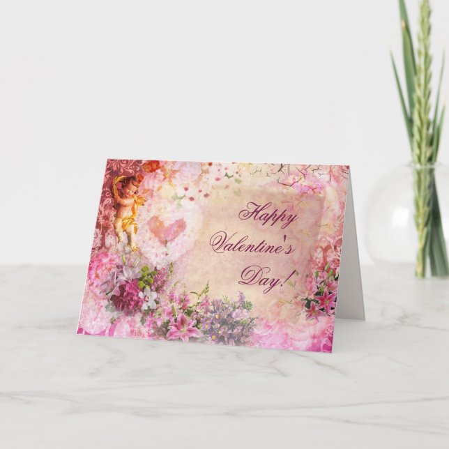 Romantic Valentines Helgkort (Framsida)