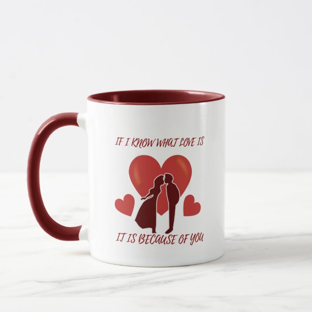 Romantic Valentines Mugg (Vänster)