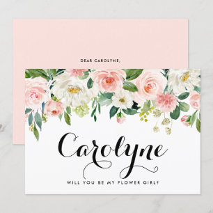 Romantic Vår blommor kommer du bli min ungflicka Meddelande