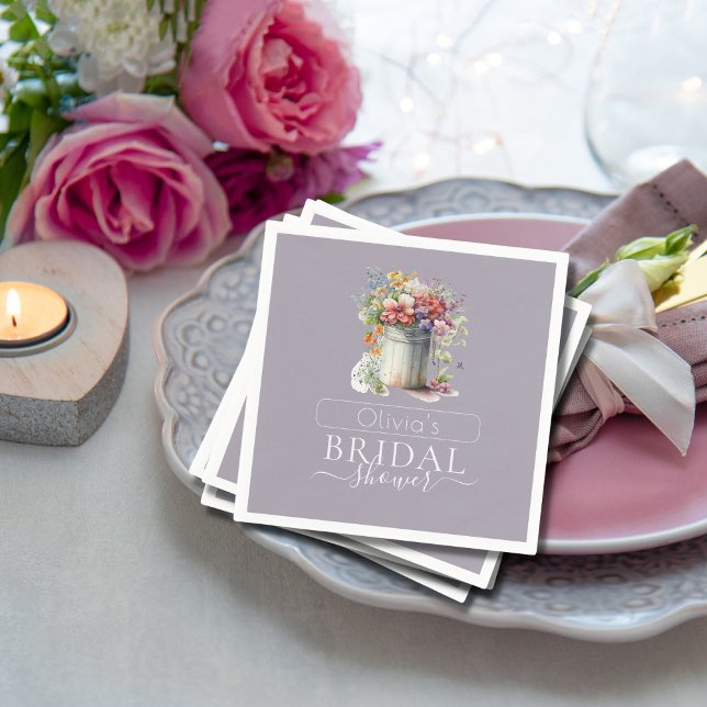 Romantic Vår blommor Vas Möhippa Pappersservett (Skapare uppladdad)