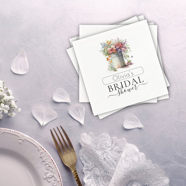 Romantic Vår blommor Vas Möhippa Pappersservett (Skapare uppladdad)