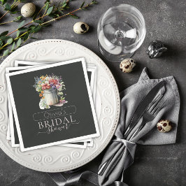 Romantic Vår blommor Vas Möhippa Pappersservett