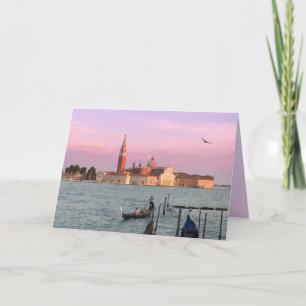 Romantic Venedig Italien Greeting Card Kort