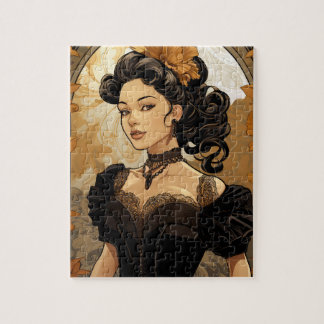 Romantic Victorian Woman Pussel
